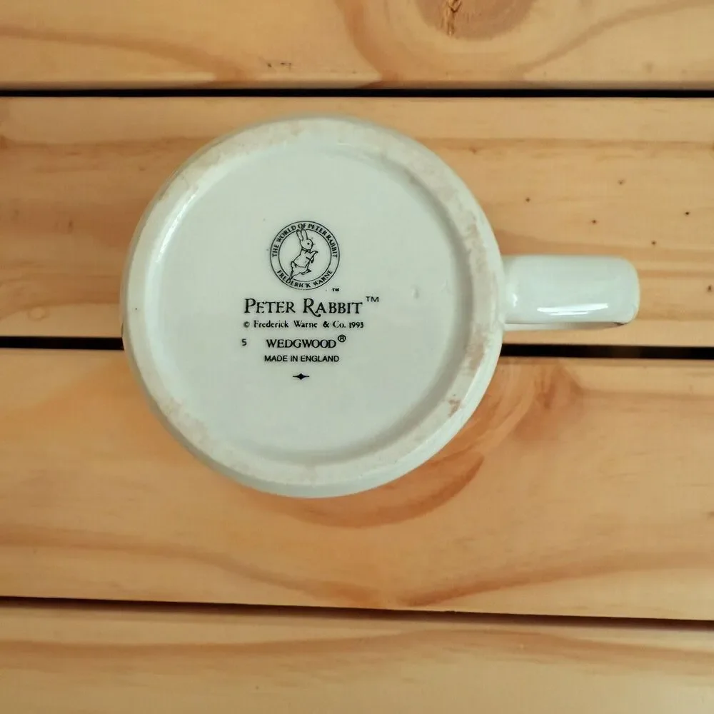 Wedgwood Royal Doulton Peter Rabbit 2‎ Piece Bowl Cup Bone China Set 1993